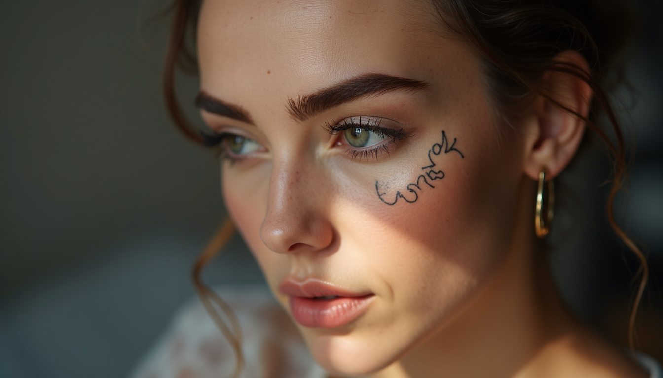 Sprancene tatuate perfect, gata de un look impecabil și natural